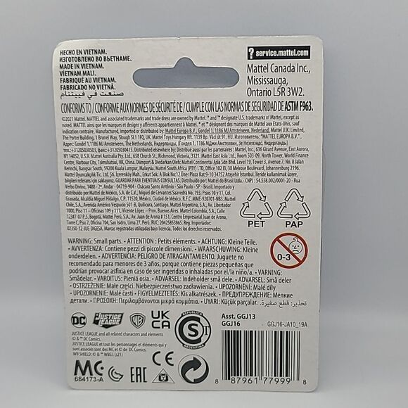 DC Comics Micro Collection The FLASH Justice League Molded 3" Mini Action Figure - Picture 4 of 5